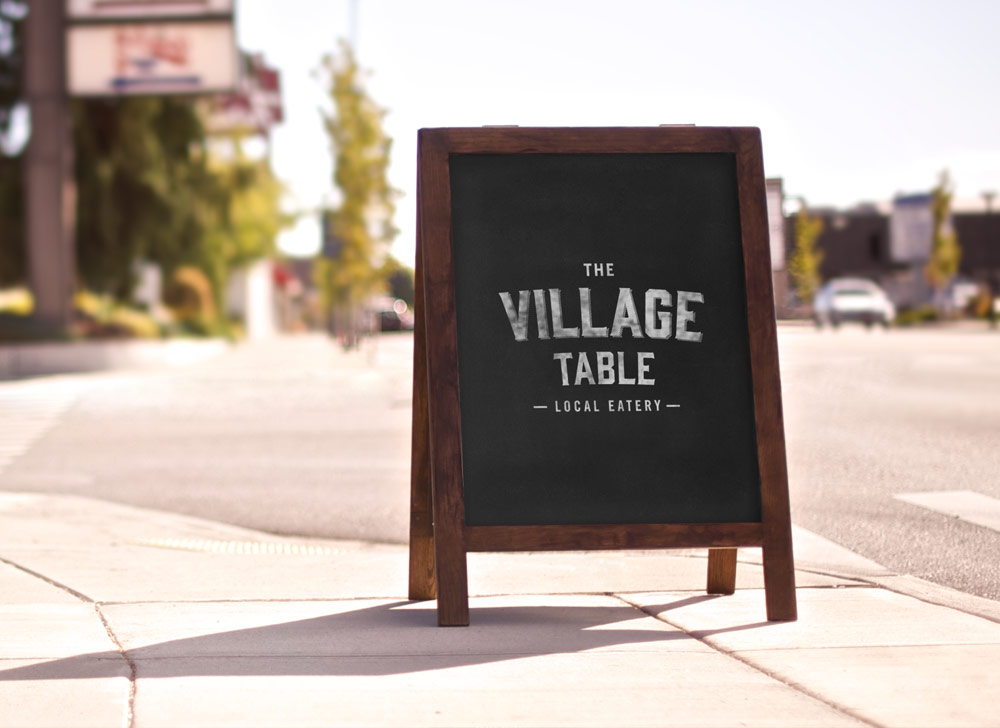 一家鄉(xiāng)村健康餐廳設計